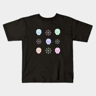 Skull Crystal Flakes Kids T-Shirt